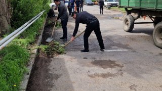 Staff of Investigative Committee together with Artur Poghosyan Took Part in Nationwide Community Clean-up Day